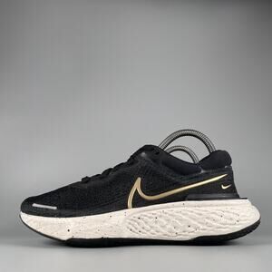 Nike Sneakers ZoomX Invincible Run Flyknit Women's 7 Black Running Sneakers GUC